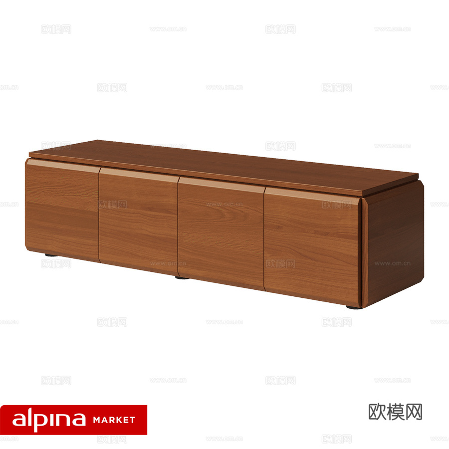 KUBO电视柜3d模型下载