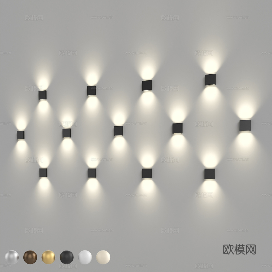 装饰组合套装 静态-双人-IT-002-13 of3d模型下载