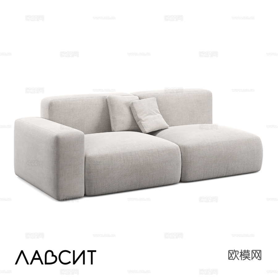 OM沙发Kermit 230x1053d模型