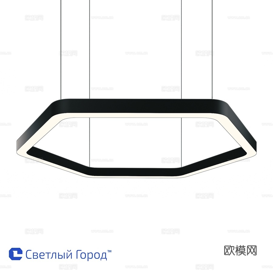 OM 吊灯 LC HEXA-KM 光之城3d模型下载