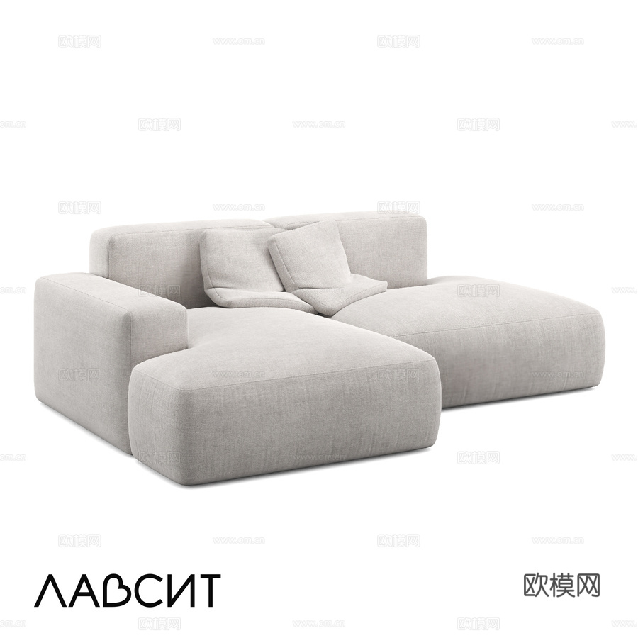 OM沙发Kermit 245x1653d模型下载