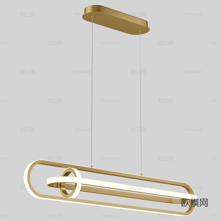 欧法赛吊灯 QN-DEMARK-LP-BG3d模型下载