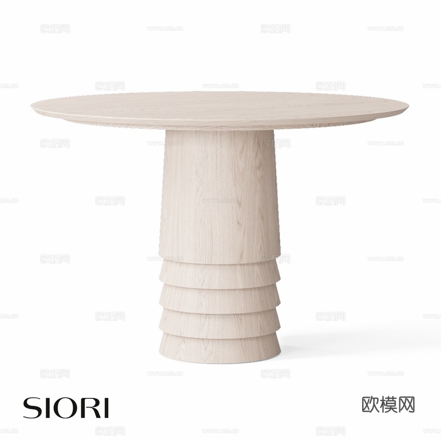 OM Siori Vato 04 餐桌 1200x12003d模型下载