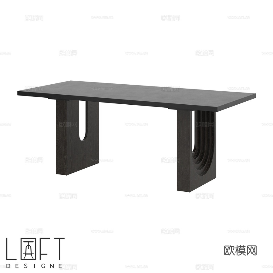 餐桌 LoftDesigne 60982 型号3d模型下载