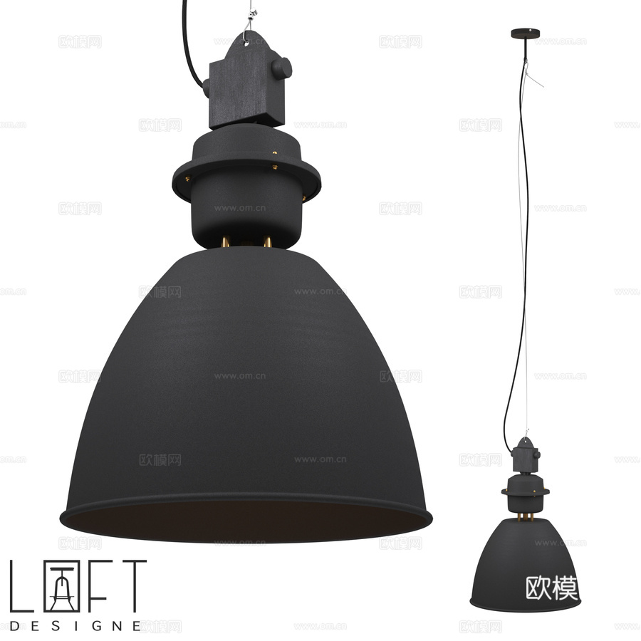 吊灯 LoftDesigne 10686 型号3d模型下载