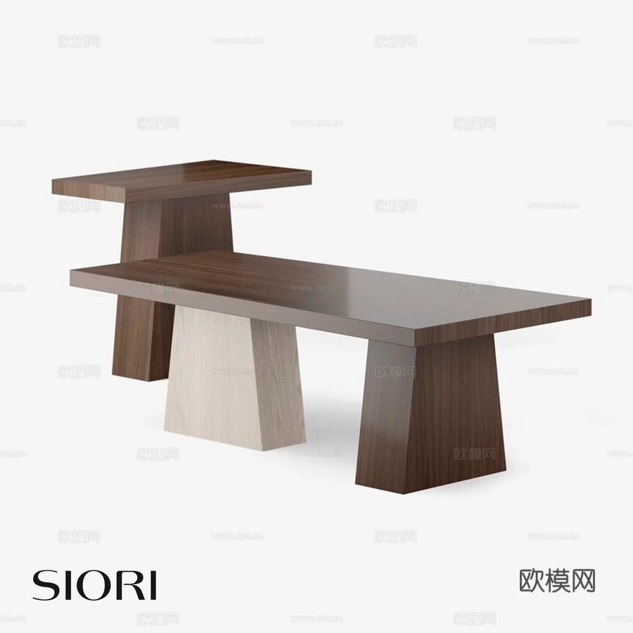 OM Siori Koji &amp; Koji mini 咖啡桌3d模型下载