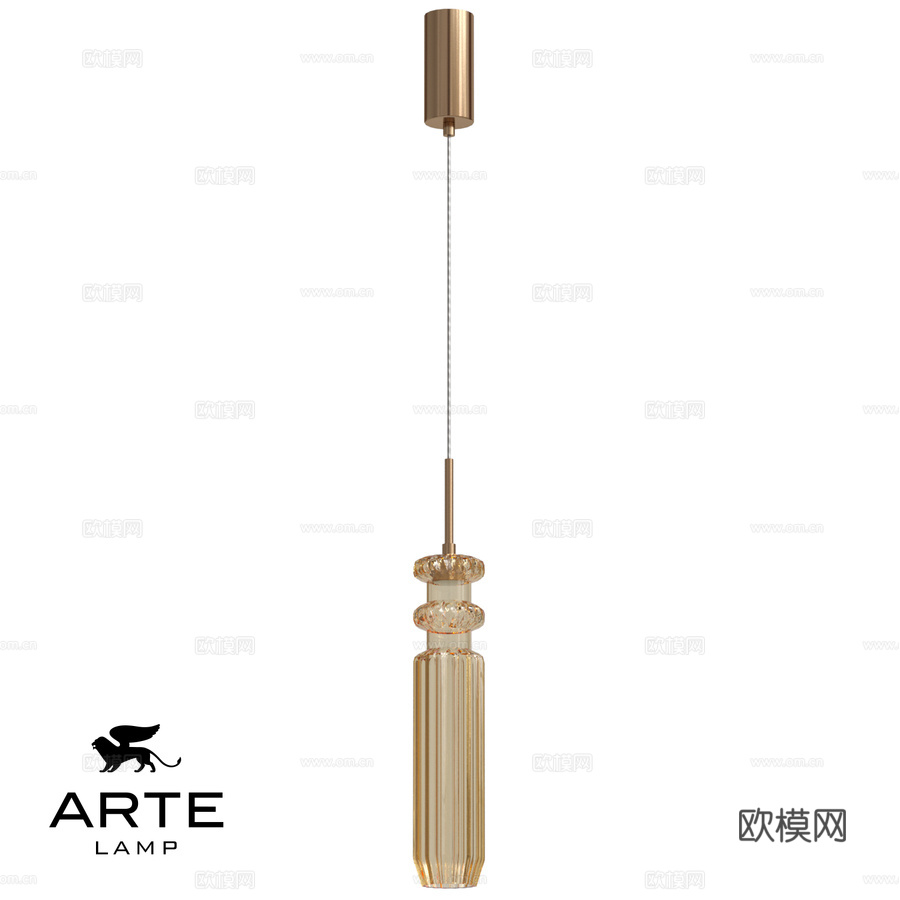 ARTE灯具 OM A2942SP-1CC, BK, PB3d模型下载