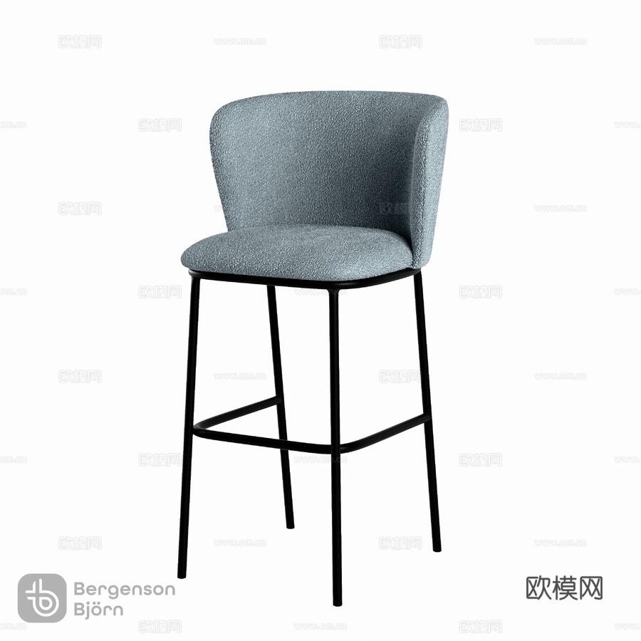 OM_吧凳 Foggy，boucle Bergenson B3d模型