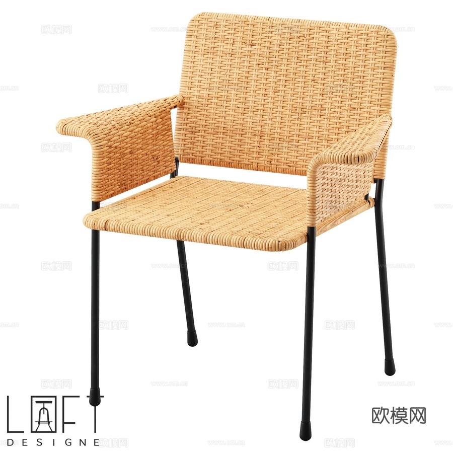 LoftDesigne 37453型号椅子3d模型下载