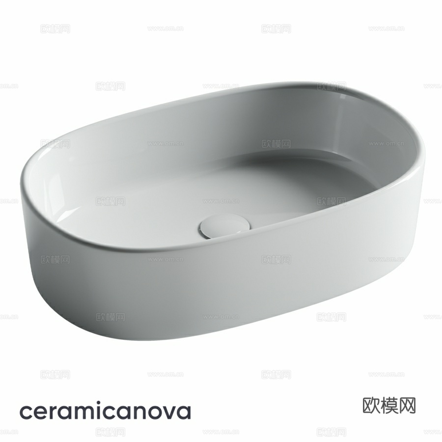 OM Element悬挂式水槽 561x359x149 CN3d模型下载