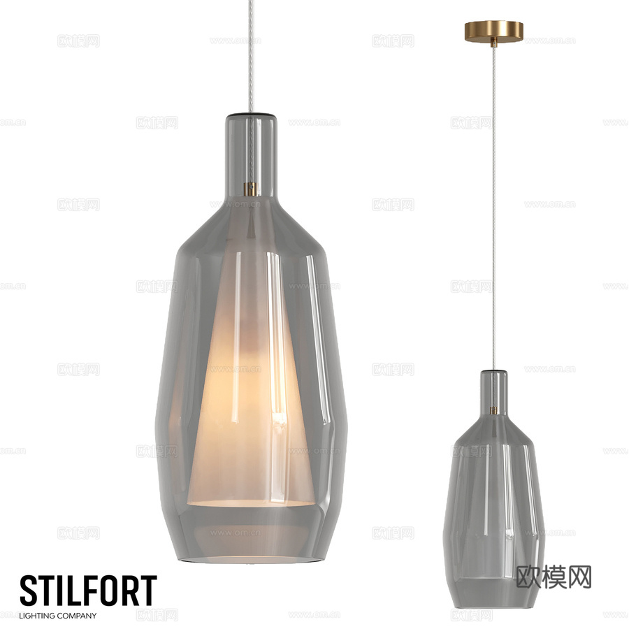 Stilfort吊灯，Eladin系列3d模型下载