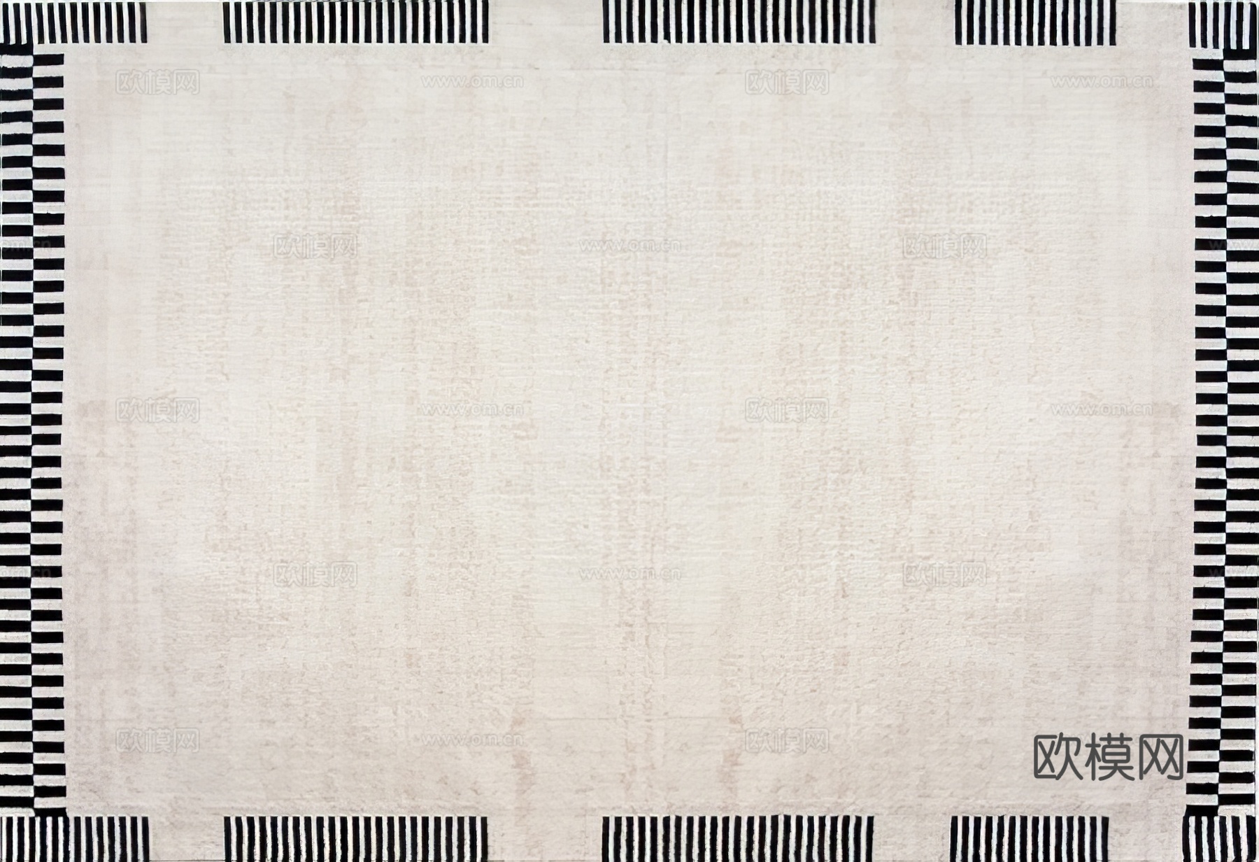 法式混纺地毯客厅贴图