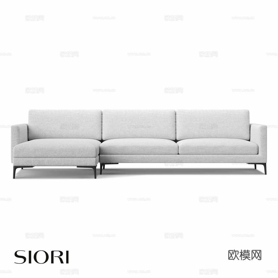 OM Siori Eclat 沙发 305x150x753d模型下载