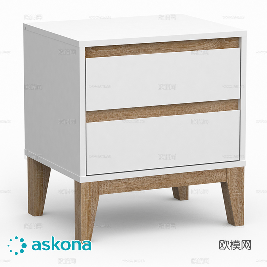 奥雷尔床头柜（奥雷尔）3d模型下载