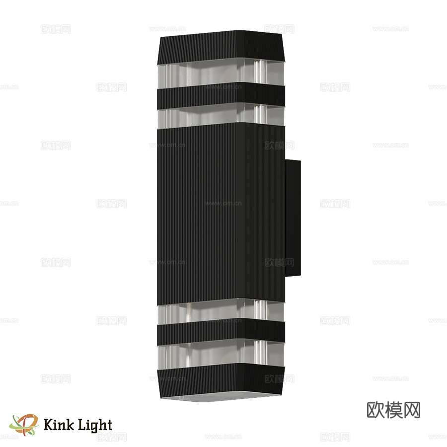 Glari black 09313-W,19户外壁灯3d模型下载