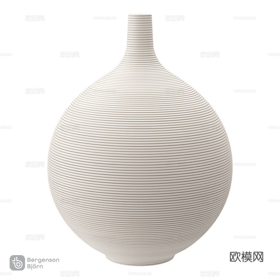 OM_伊西达花瓶，19厘米 Bergenson Bjorn3d模型