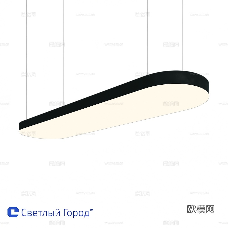 OM吊灯LC OVAL光之城™3d模型下载