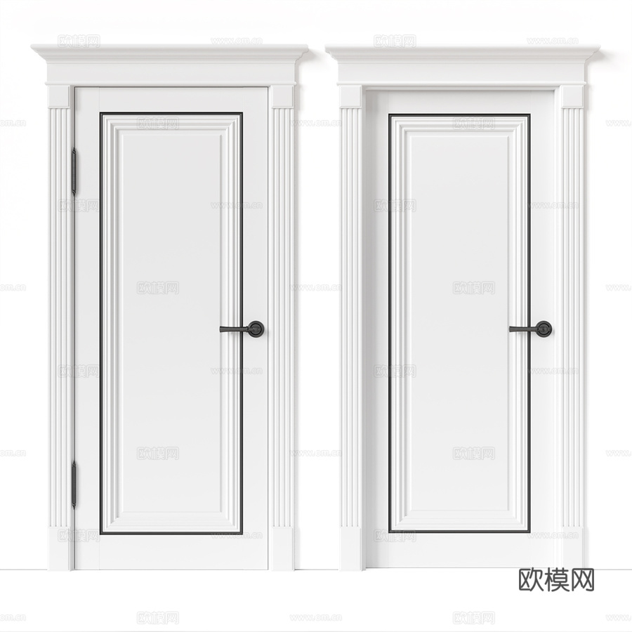 Uberture 门。Biya 系列3d模型下载