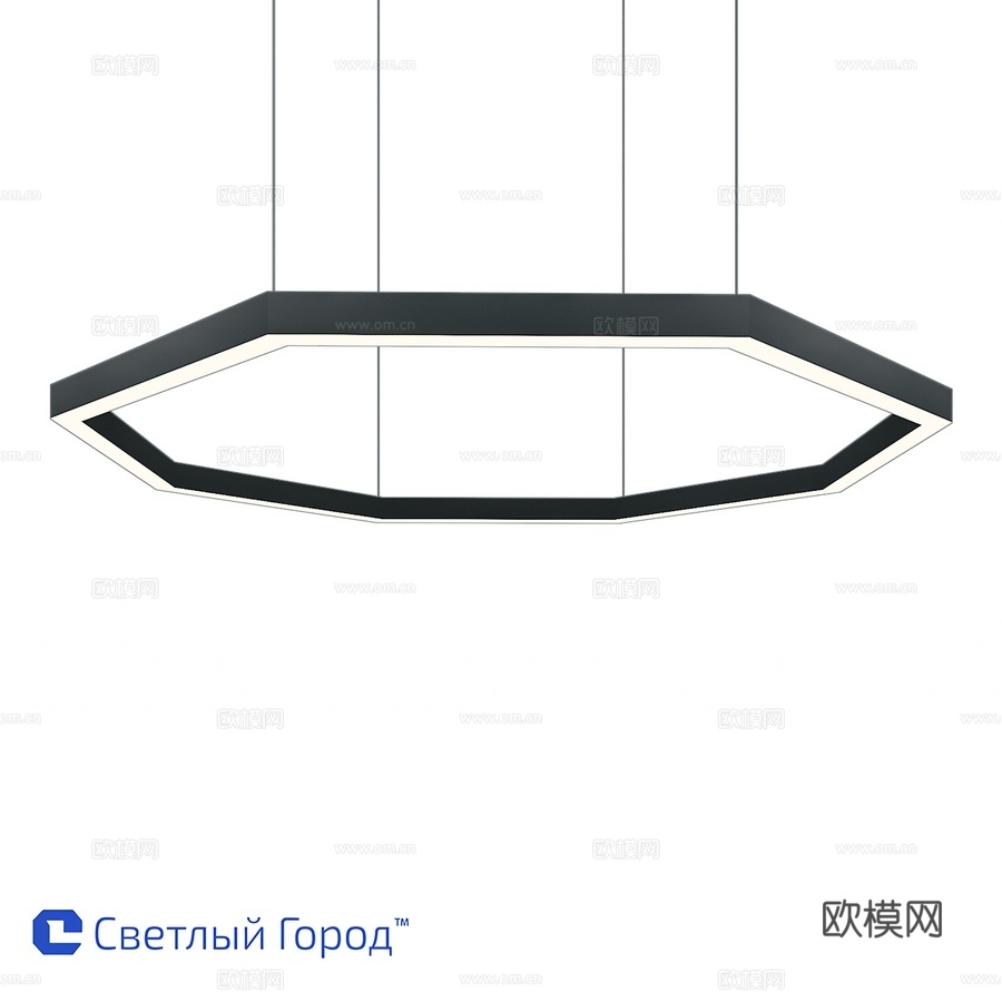 OM吊灯LC OCTA-K光之城3d模型下载