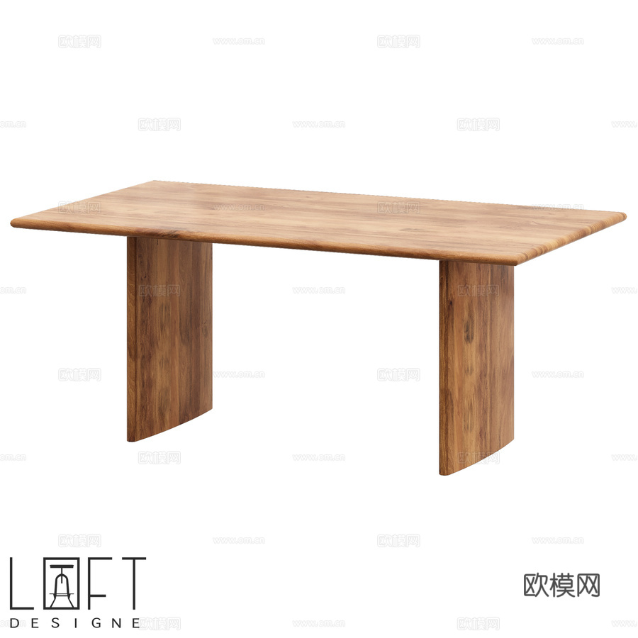 LoftDesigne 62705 款餐桌3d模型下载