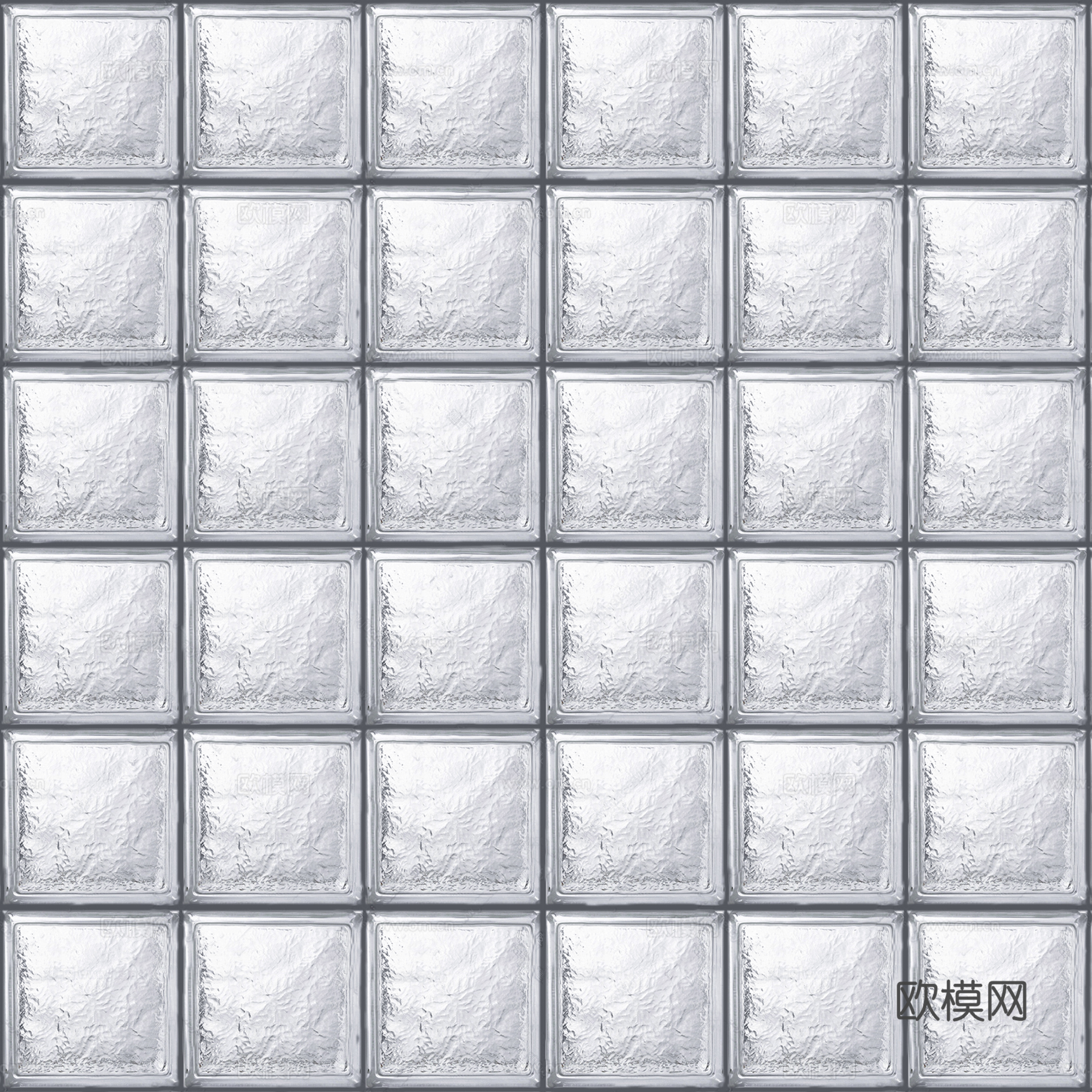 现代无缝玻璃砖 无缝玻璃幕墙 无缝艺术肌理玻璃贴图