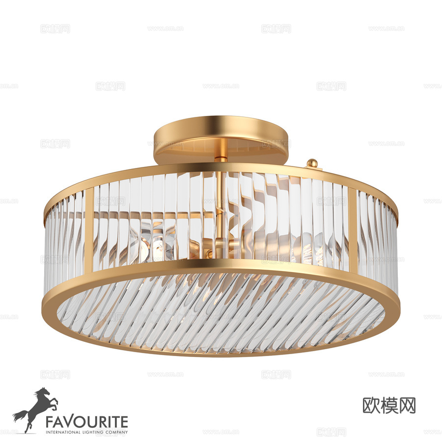 Favourite 3099-3C 天花灯3d模型