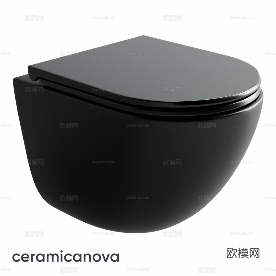 OM悬挂式马桶 Vogue 龙卷风无边沿 CN4008TM3d模型下载