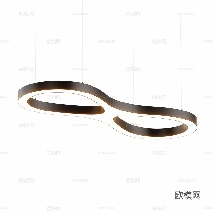 Infinity八角LED吊灯欧姆3d模型下载