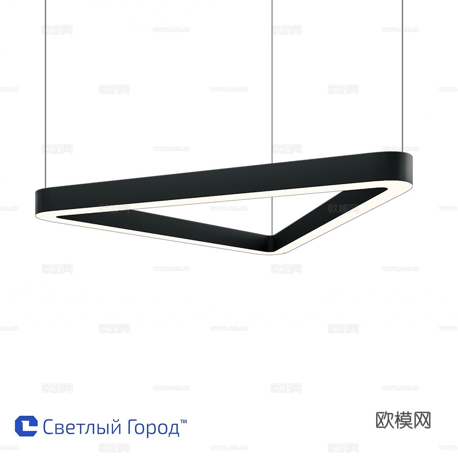 OM吊灯LC DELTA-KM Light City3d模型下载
