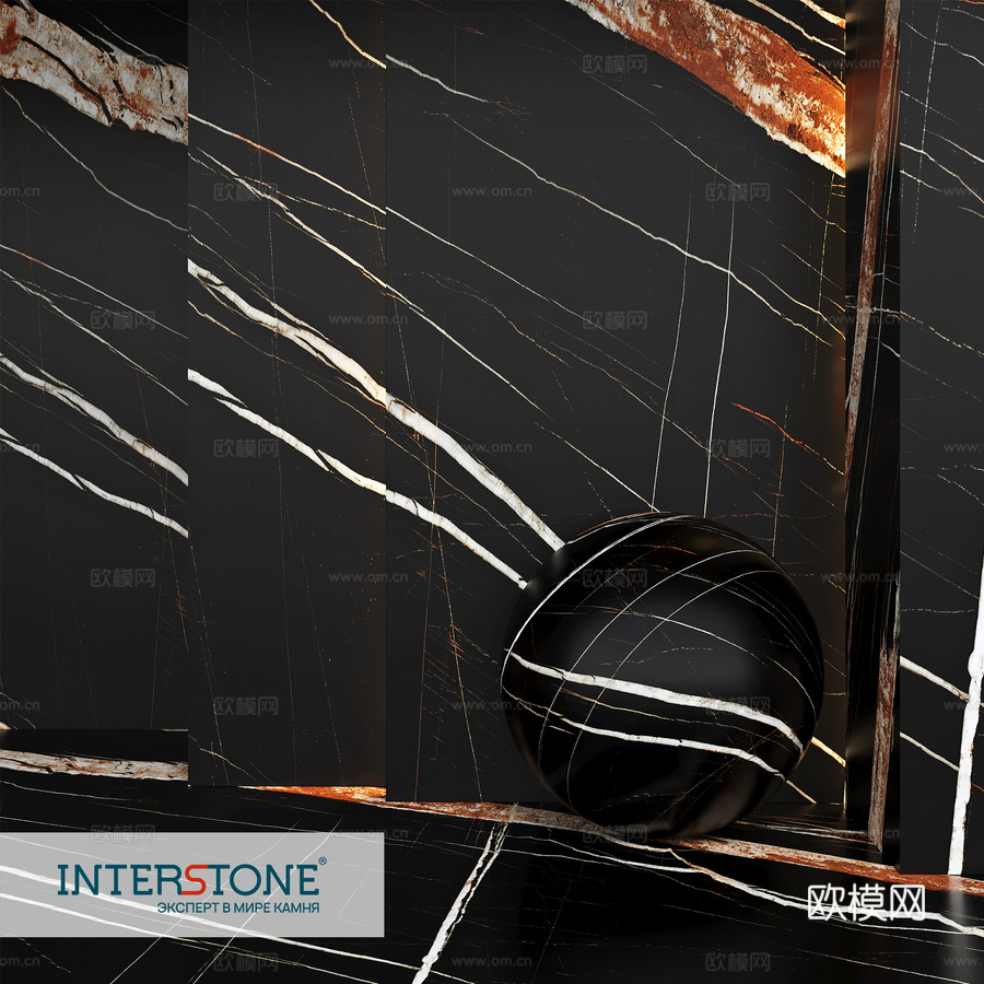 TechGres大尺寸陶瓷板材。黑色撒哈拉3d模型下载