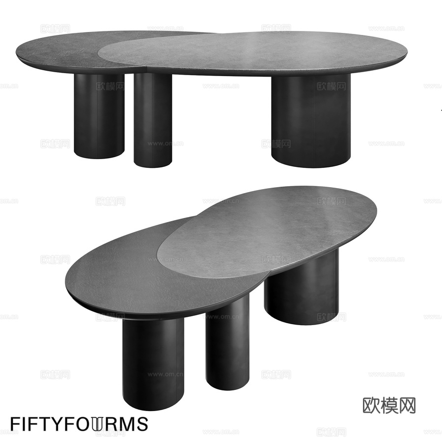 FIFTYFOURMS Fusion餐桌3d模型下载