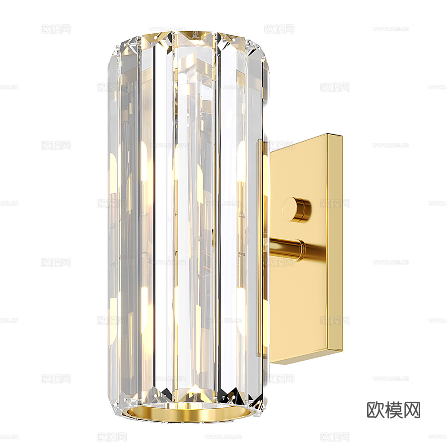 OM水晶壁灯斯蒂尔福特双子系列3d模型下载