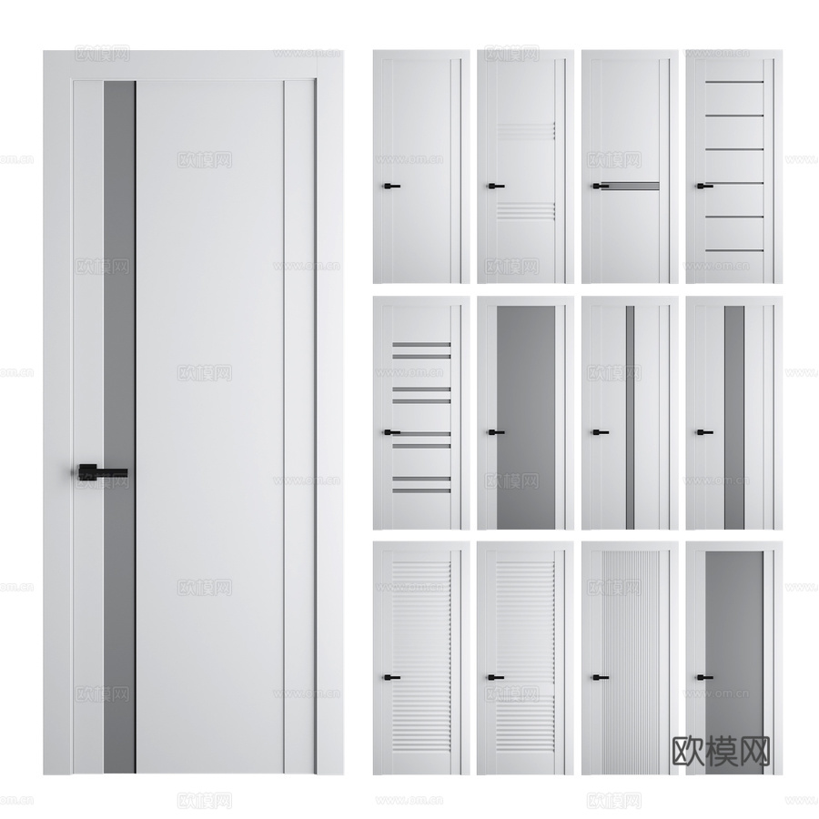 PROFILDOORS 室内门系列 P3d模型下载