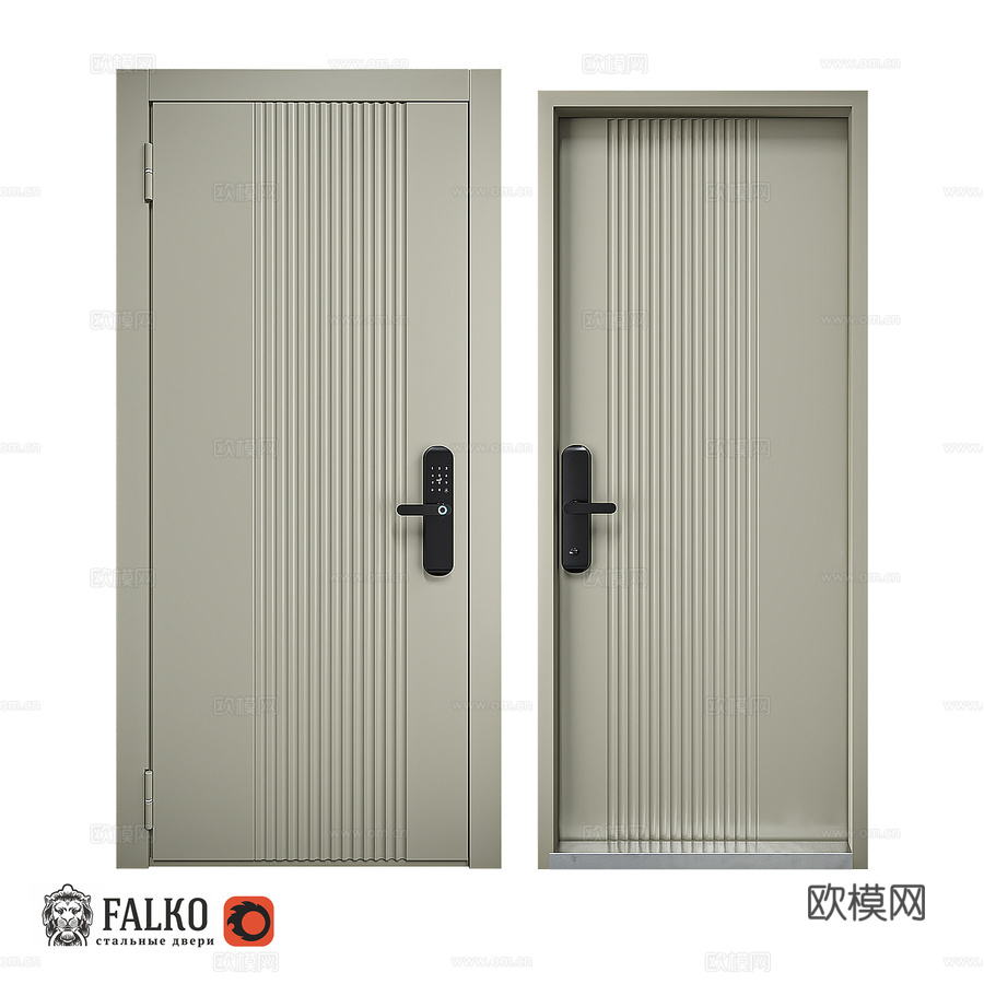 公寓门3d模型下载