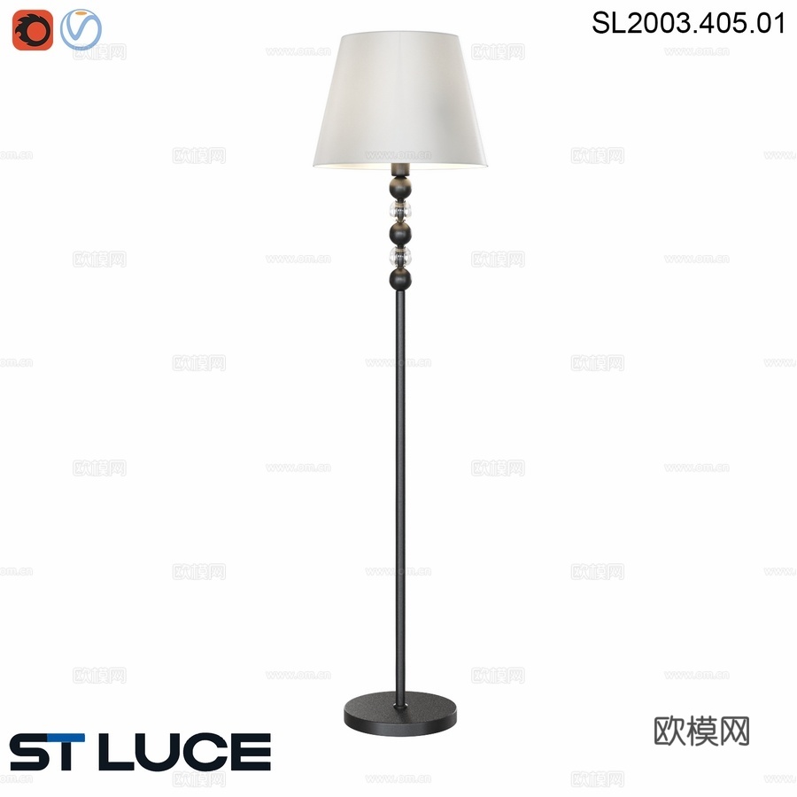 OM灯泡款，黑色，白色，AURO款3d模型下载