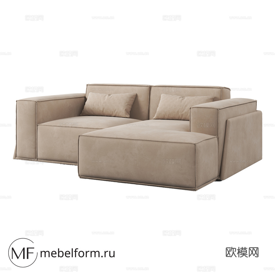 OM沙发都灵1803d模型下载