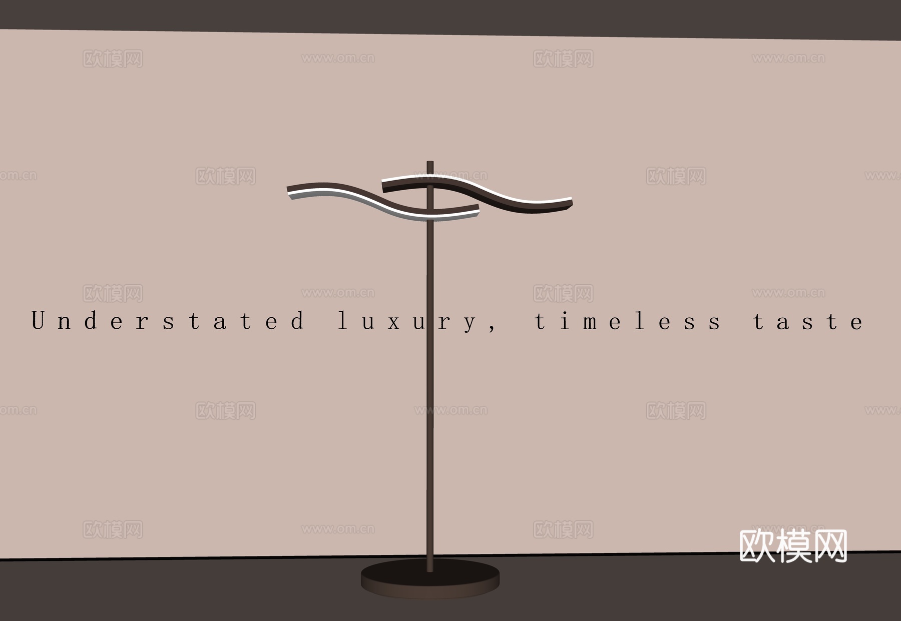现代台灯 床边灯 轻奢落地灯 不锈钢落地灯 艺术灯具 设计师su模型