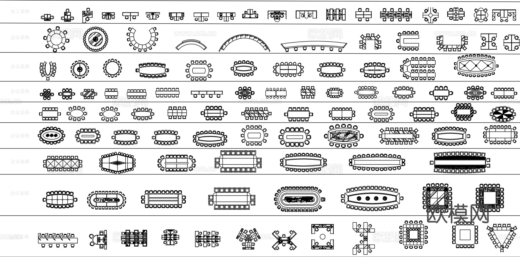 商业空间工装系列综合CAD图库cad施工图