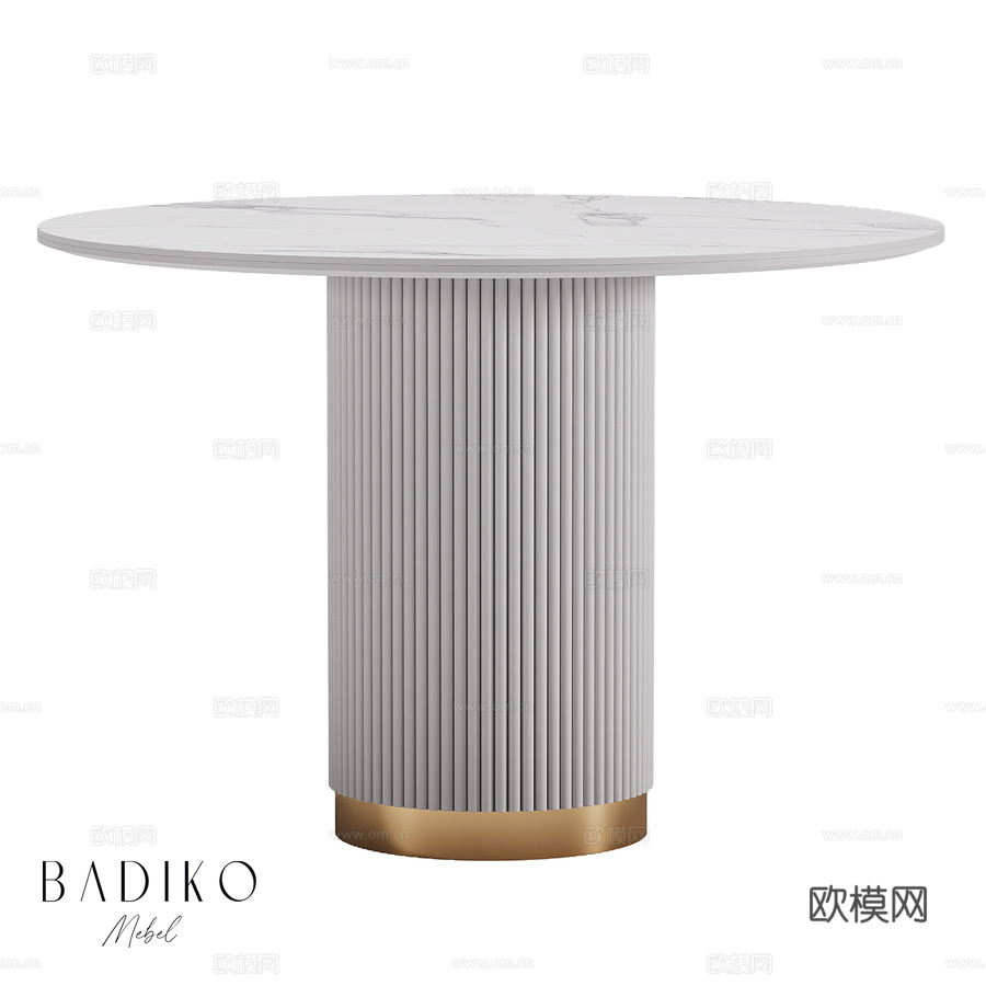 “Monro”系列餐桌3d模型下载