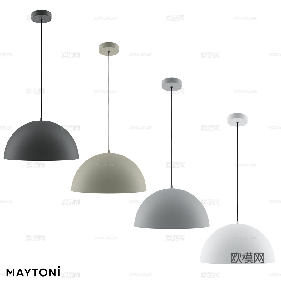 吊灯 Basic colors3d模型下载