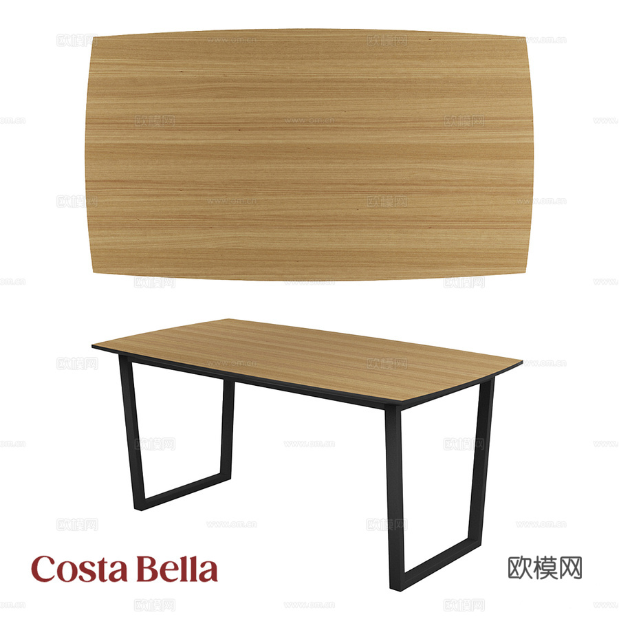 Costa Bella - 餐桌 OM3d模型下载
