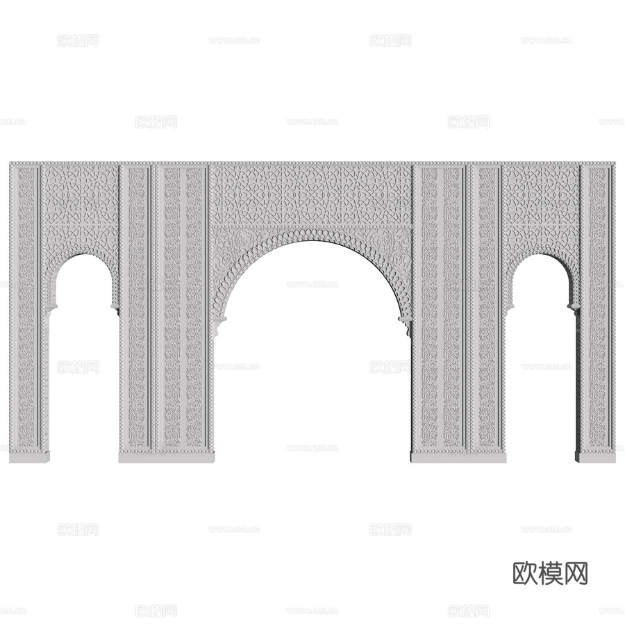 开口47号和48号3d模型