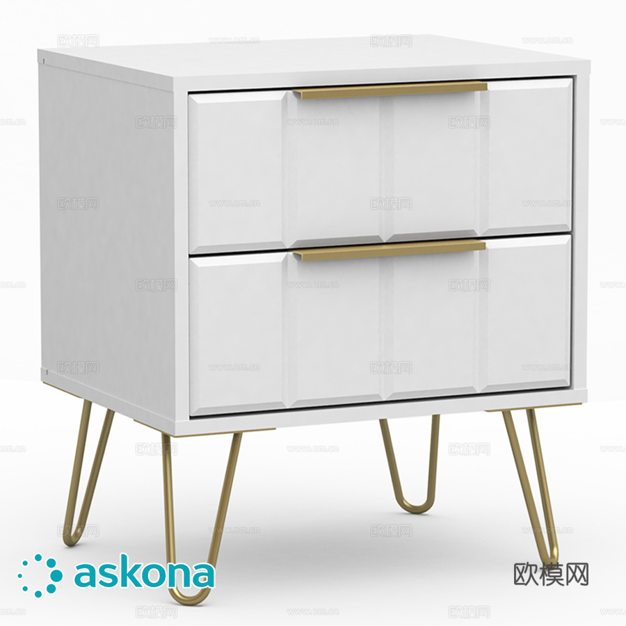 塞伦加床头柜 (Selenga)3d模型下载