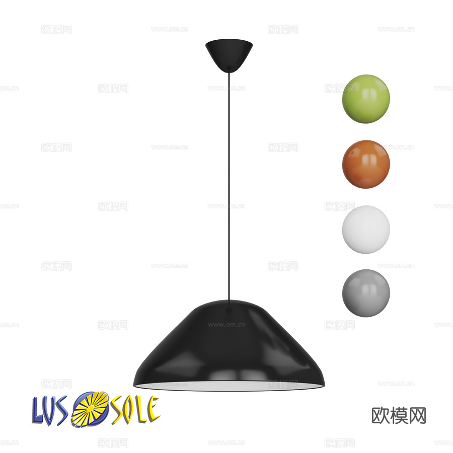 OM 吊灯 Lussole LSP-7321, LSP-733d模型下载