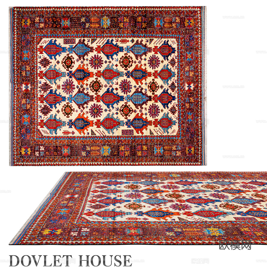 OM地毯 DOVLET HOUSE (art. 22066)3d模型下载