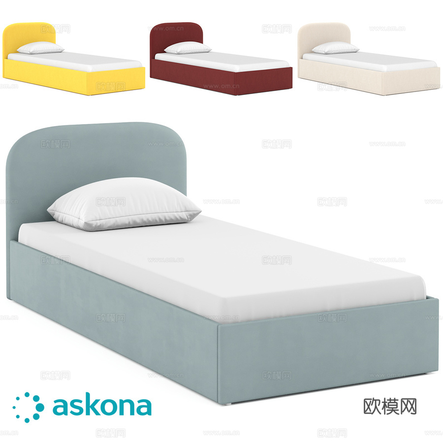 内里床3d模型下载