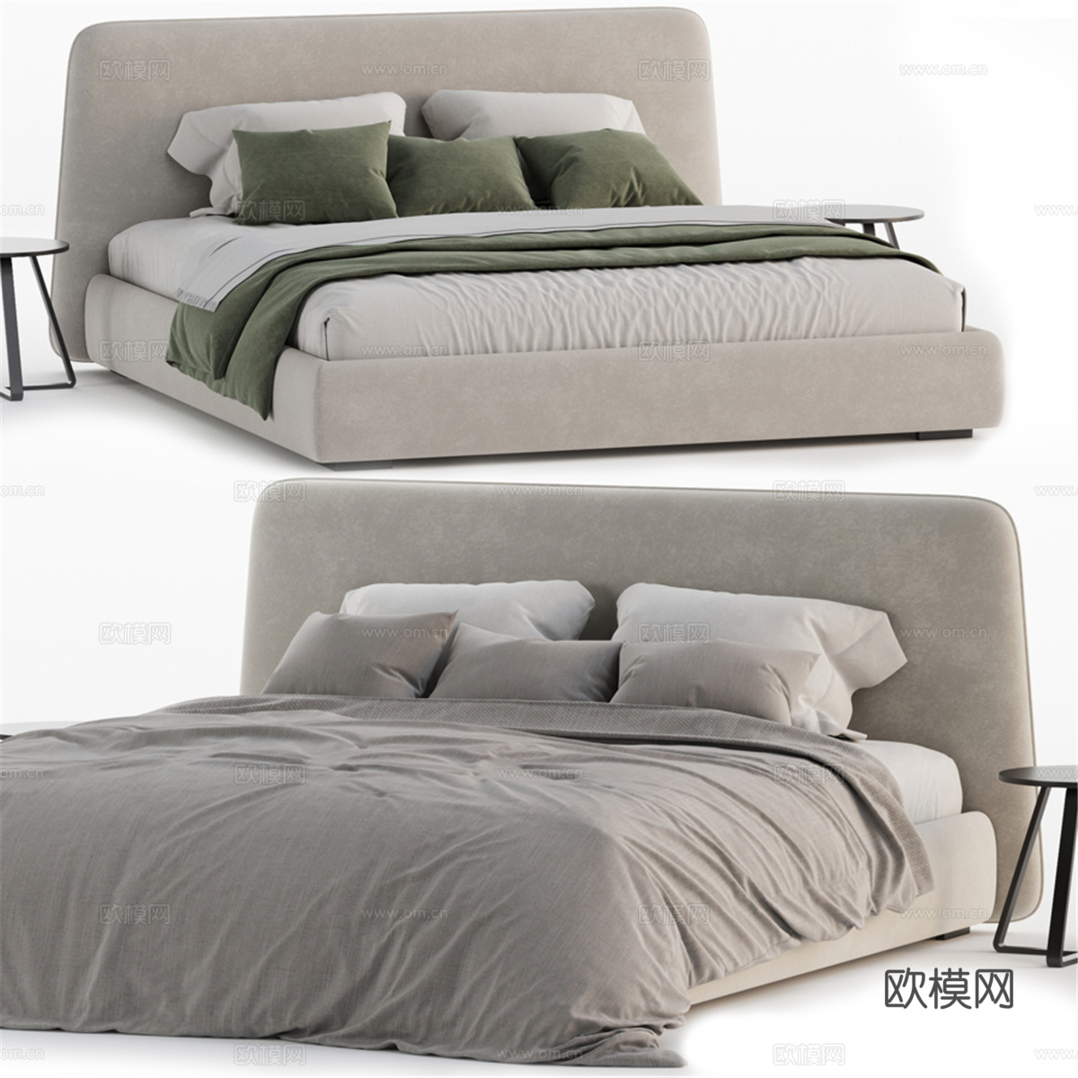 Boca 纤薄床3d模型下载