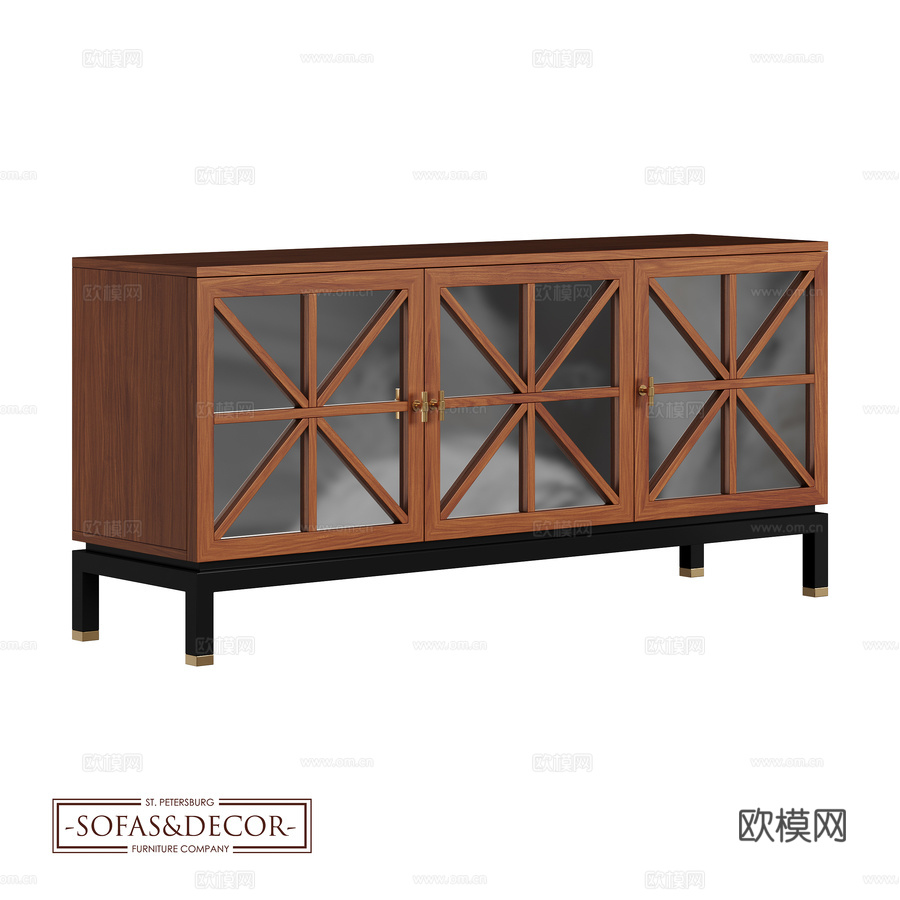 沙发&amp;装饰 穆杰床头柜（货号1151）3d模型下载