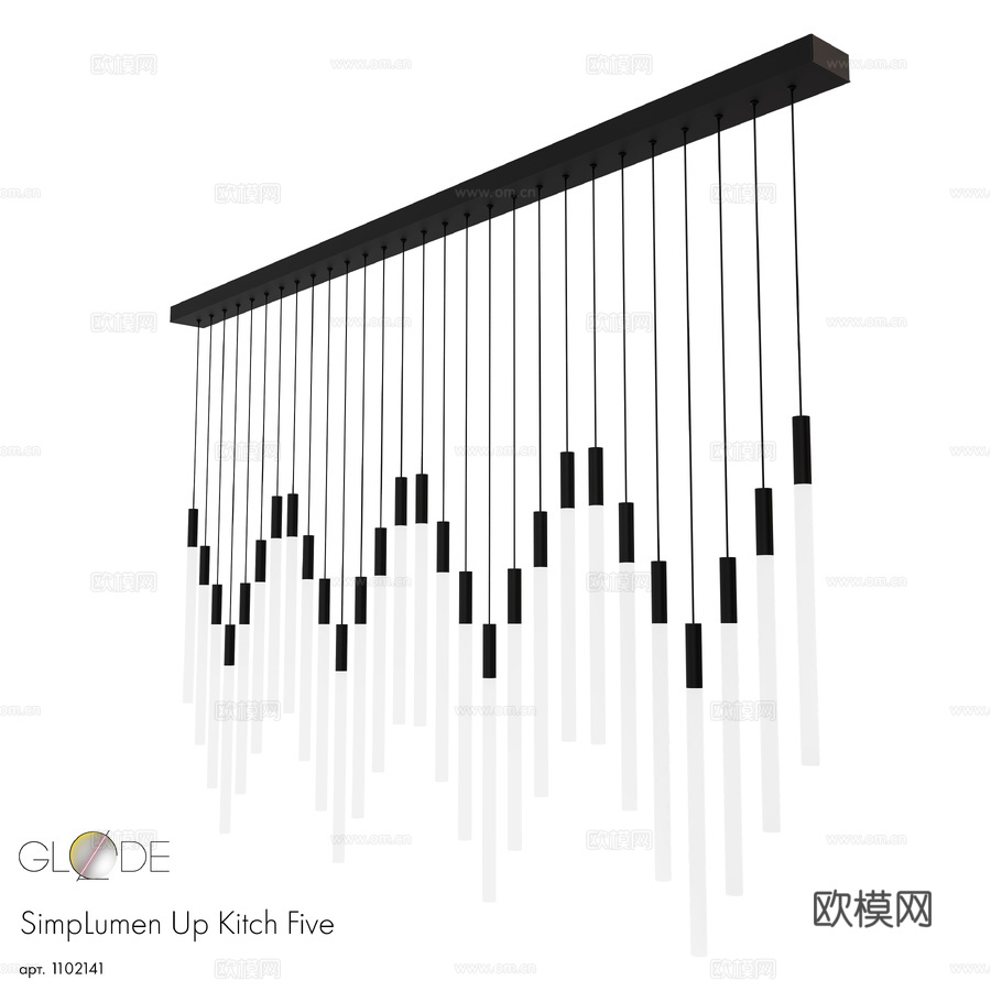 GLODE SimpLumen Up Kitch Five灯3d模型下载