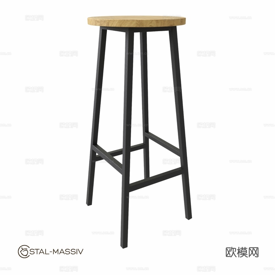 Stal-Massiv出品吧凳SMH-763d模型下载
